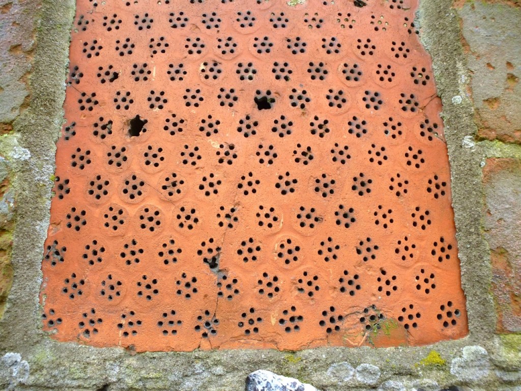 Handmade ventilation tile