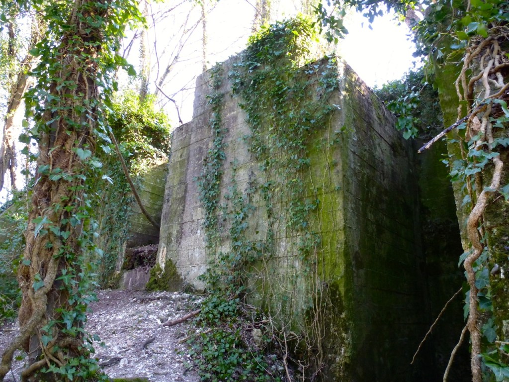 West Meon viaduct foundations