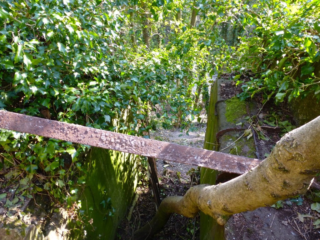 West Meon viaduct girder slots