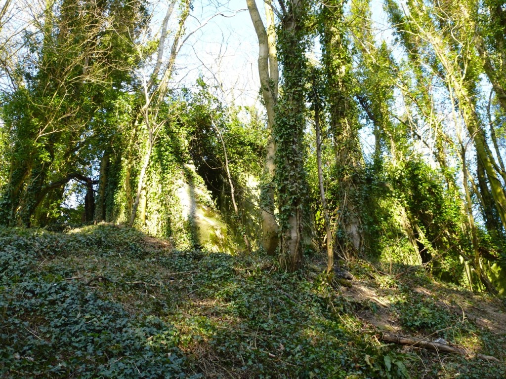 West Meon viaduct northern abutment