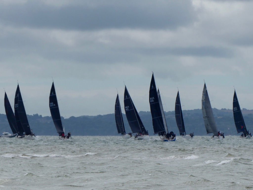Black sails on Solent