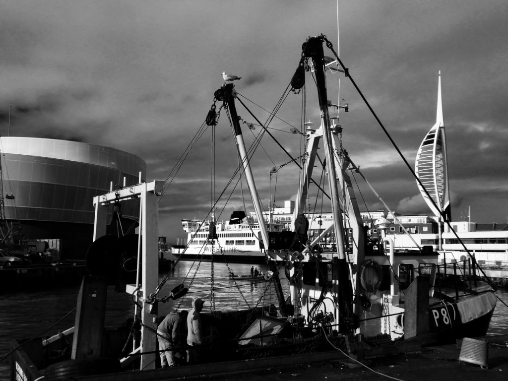 Fishing boat at The Camber, Portsmouth